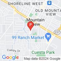 View Map of 1174 Castro Street,Mountain View,CA,94040